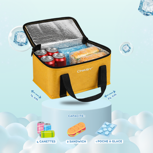 Glacière souple isotherme 24h – sac glacière pique-nique camping plage