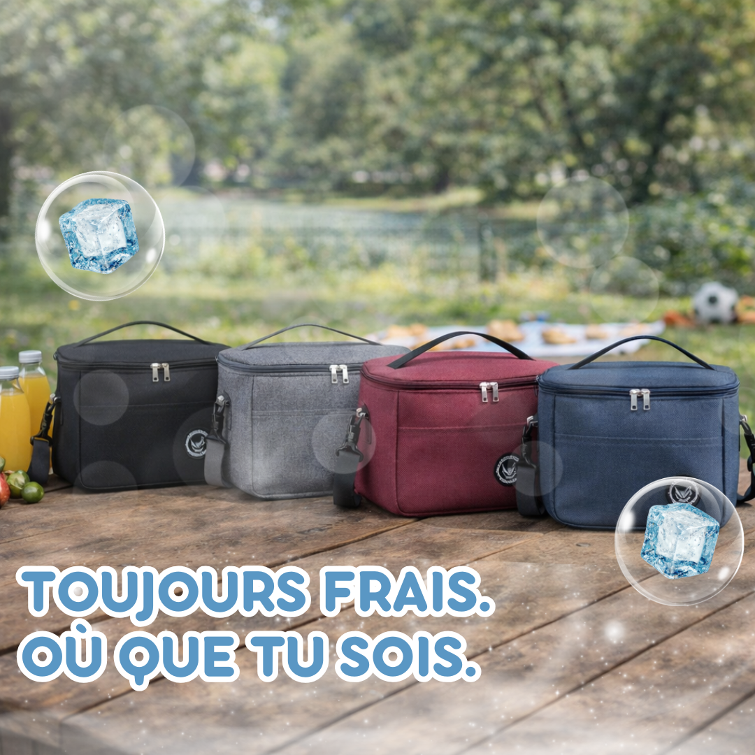 Glacière souple isotherme avec bandoulière