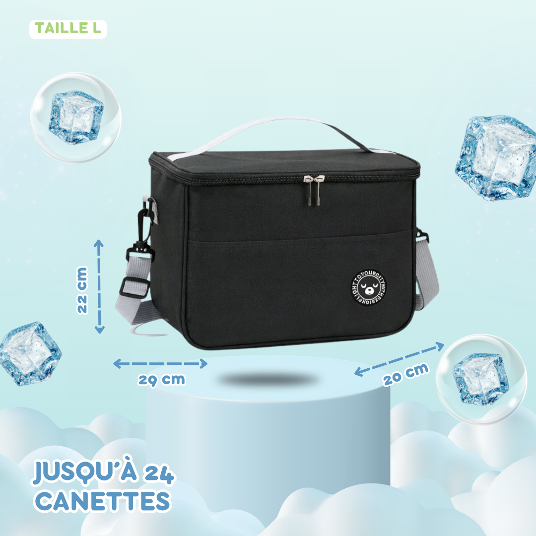 Glacière souple isotherme avec bandoulière
