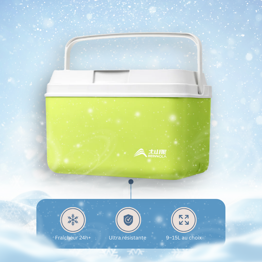 Glacière rigide isotherme portable 9–15 L