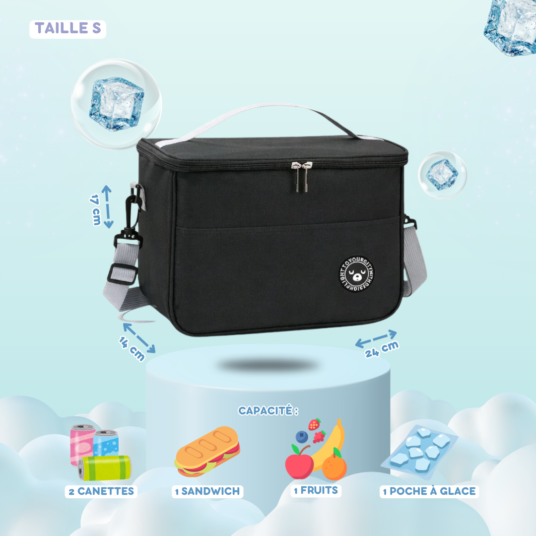 Glacière souple à bandoulière - Fraicheur 24h – Pique-nique, camping et plage