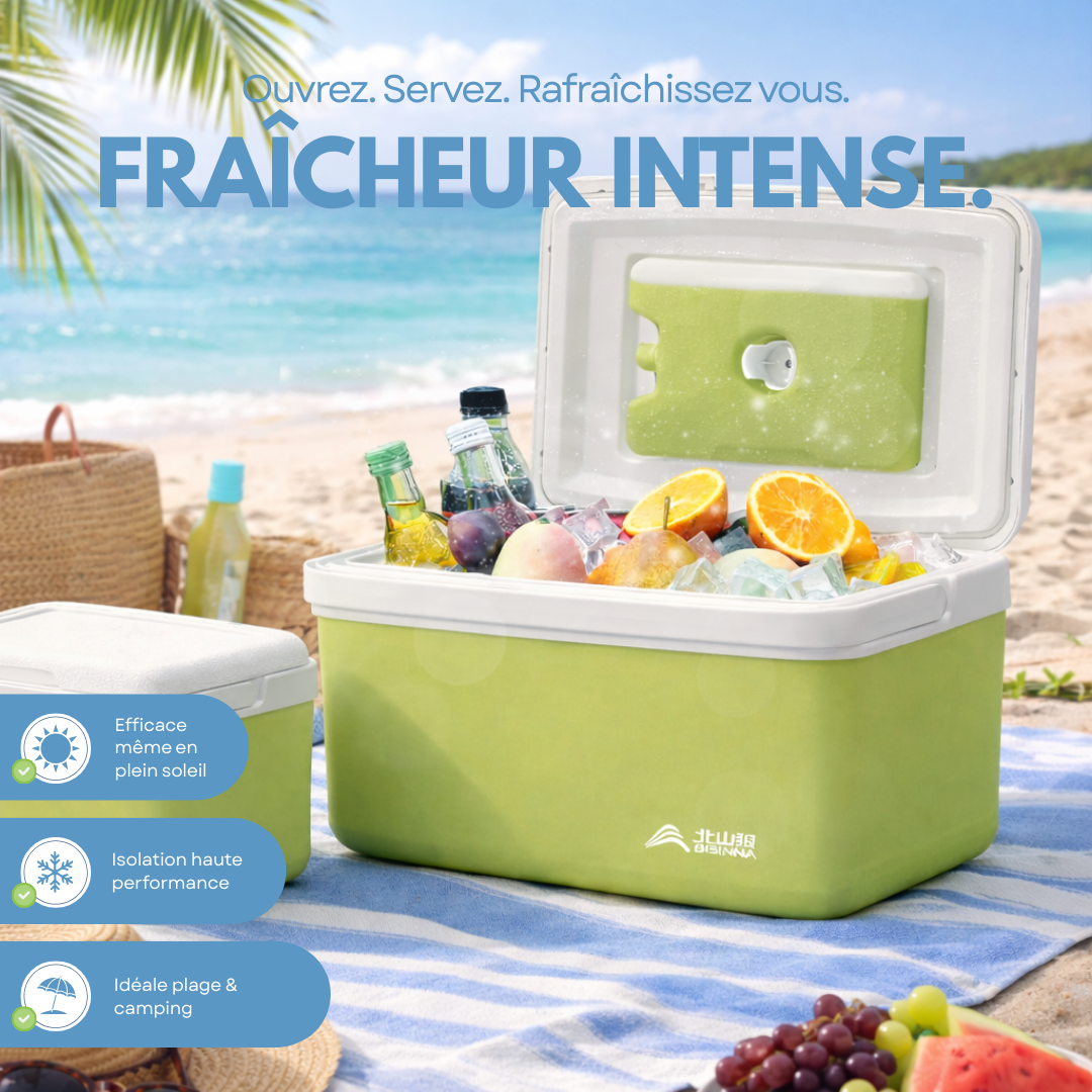 Glacière rigide isotherme portable 9–15 L