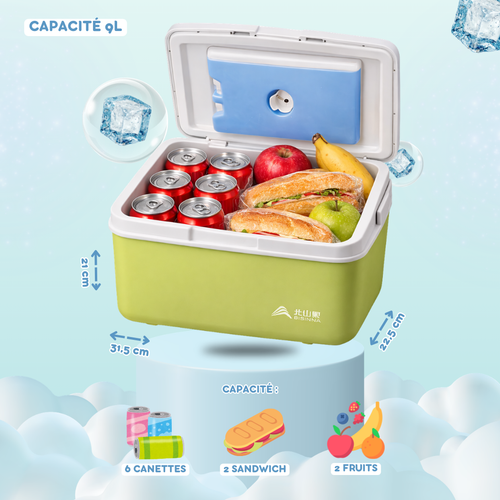 Glacière rigide portable - Fraicheur 24h+ – Camping, sortie et pique-nique