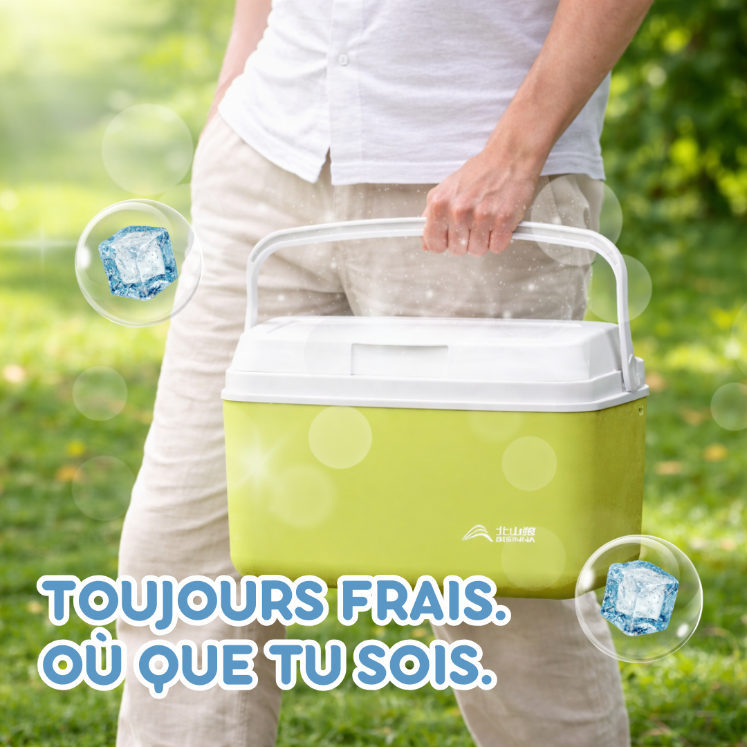 Glacière rigide isotherme portable 9–15 L