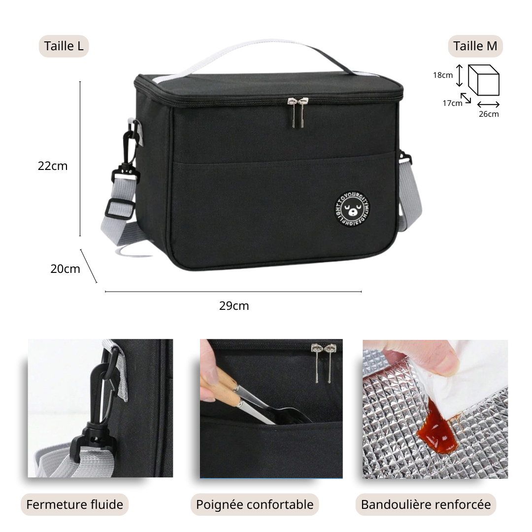 sac isotherme le quotidien taille